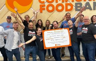 Donating our time at the Atlanta Community Food Bank