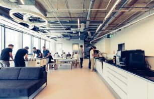 Inside our office space. 